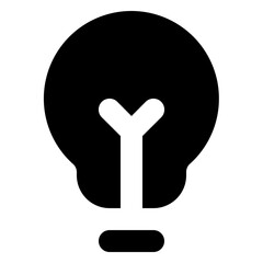 idea solid Glyph business icon