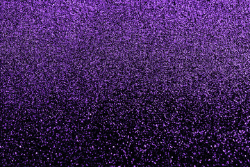 Abstract purple glitter light shiny background. Beautiful dark starry sky sparkle background.