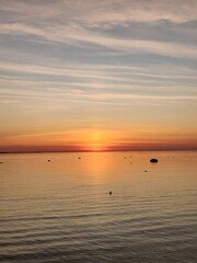 Sunset on the Baltic sea, Tallinn 