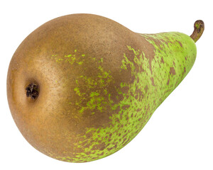 Pear isolated on white background, full depth of field