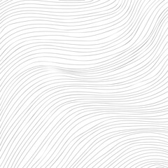 Vector illustration of hand drawn rough wavy lines background