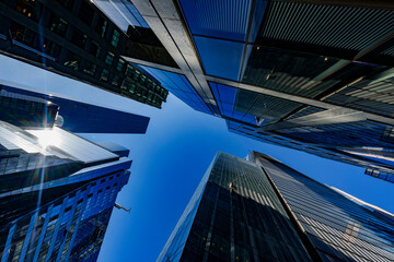 Fototapeta na wymiar Skyscpaers in New York.