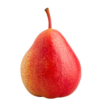 Pear isolated on white background, full depth of field