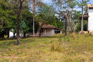 Fototapeta na wymiar Farmhouse in the countryside of Santa Luzia