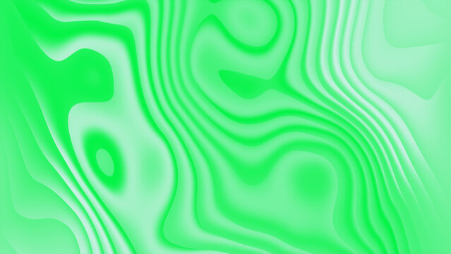 Creative background liquid gradient 8K in toxic colors combination. Abstract vivid animated green and white dynamic backdrop . Stylish fluid bright light acid wallpaper