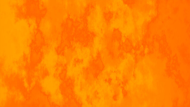 Image of abstract orange fire stained smoky cloud gradient background. Creative illustration orange yellow art mist pulse wallpaper