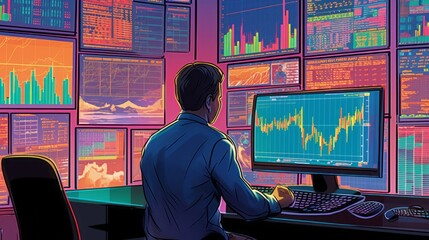 Office desk work - Generative AI