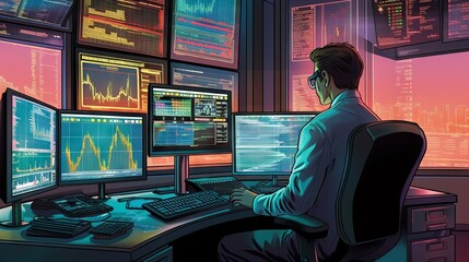 Office desk work - Generative AI