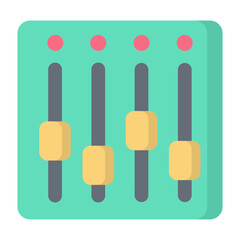 Equalizer Flat Icon