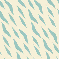 A vector illustration of a seamless pattern with blue wavy lines.