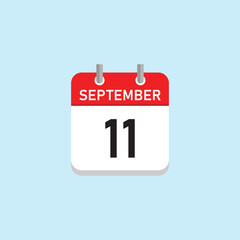 September 11 Concept Design. Vector Illustration.