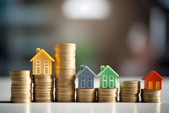 Real estate market concept, Generative AI