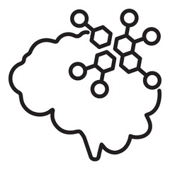 brain, head, health, storming , mental illness, mental health icon