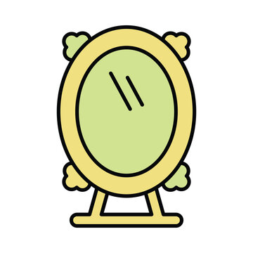 recommend clip art: mirror, glass, cosmetic mirror, personal care mirror icon