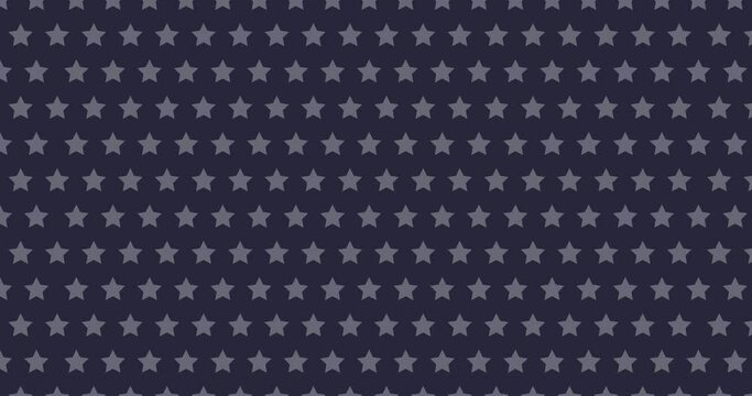 animation of seamless pattern of star background. Suitable for 4th of july, and america's independence day.