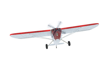 Light aircraft isolated