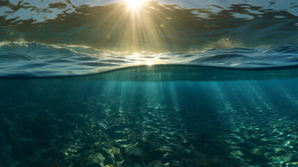 海底からの魅惑的な光景 No.010 | Captivating Sight from Beneath the Sea Generative AI