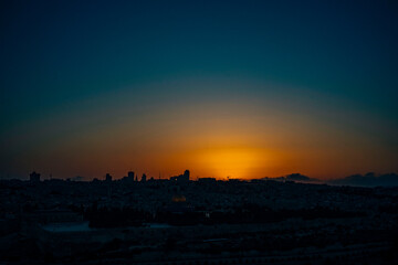 israel　sunset