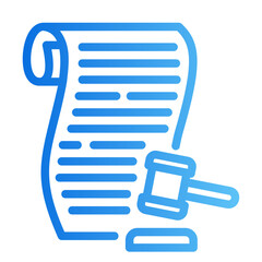 legal gradient icon