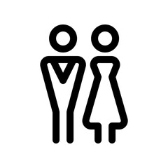 Editable bride and groom, wedding, couple vector icon. Wedding, valentine, love, celebration. Part of a big icon set family. Perfect for web and app interfaces, presentations, infographics, etc