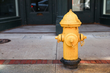 fire hydrant represents protection and the vital role of firefighters in safeguarding our...