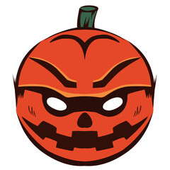 Halloween Pumpkin Head 