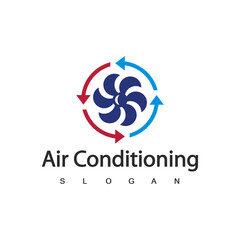 Air Conditioning Logo, HVAC Logo Concept