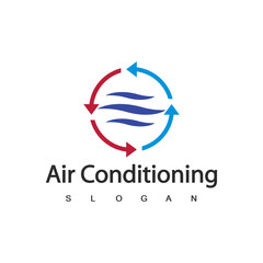 Air Conditioning Logo, HVAC Logo Concept