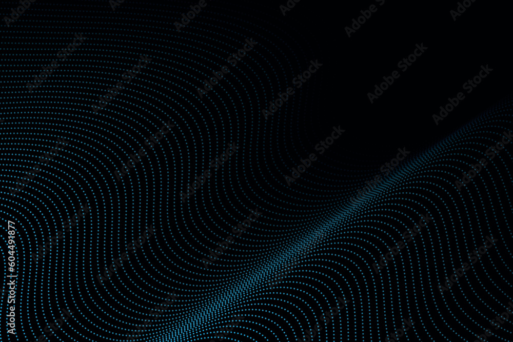 Fototapete soft 3d halftone wave effect. simple gradient abstract background. suitable for landing page and com