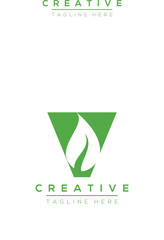 V letter logo design template elements. V letter vector logo.