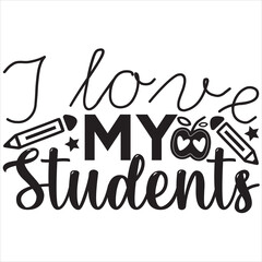 I love my students