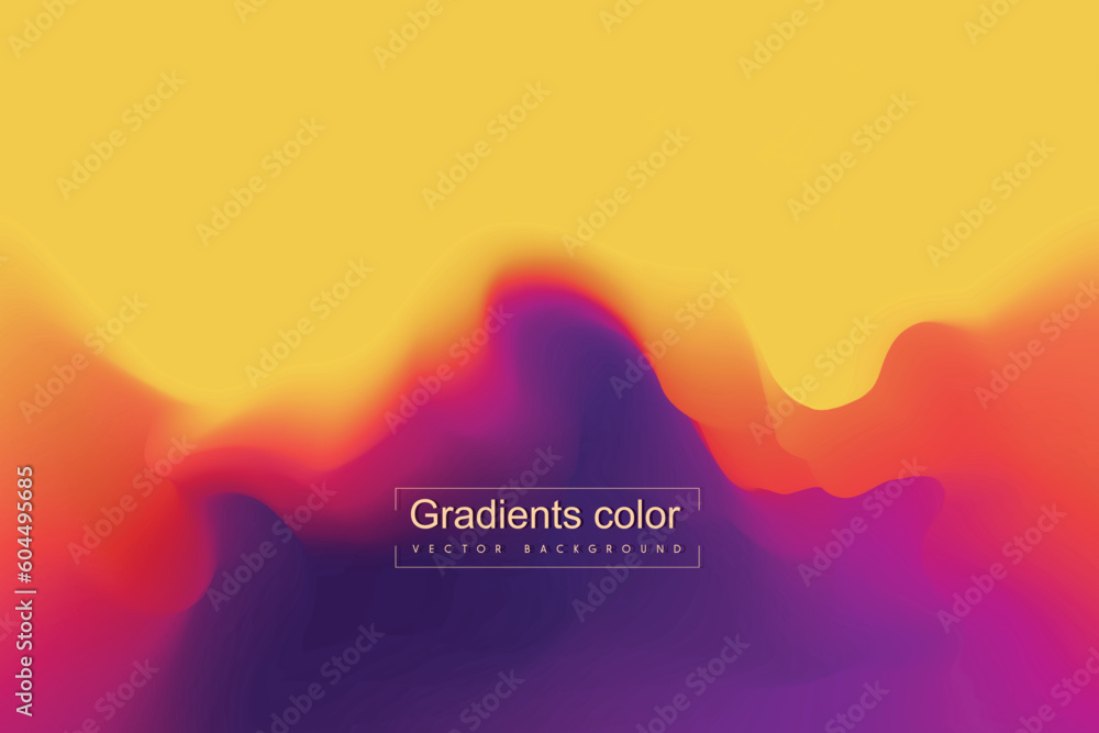 Aufkleber blurred colorful luxury gradient rainbow abstract background. smooth transitions of iridescent color