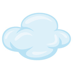 Cloud Fluffy Cute Cartoon Illustration