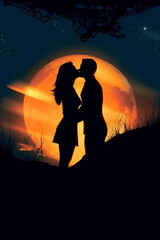 Boots glow in the dark. AI generative