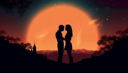 Boots glow in the dark. AI generative