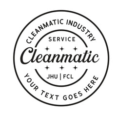 Cleaning Company Vintage Logo For banner, poster, flyer