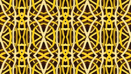 Abstract 3D Background, repeating geometric pattern, modern seamless pattern, 4K resolution, 3D