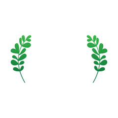 greenwedding  frame isolated on white background