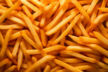 A background photo of French Fries, Generative AI