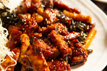 seasoned spicy chicken ,Seasoned Chicken with Garlic