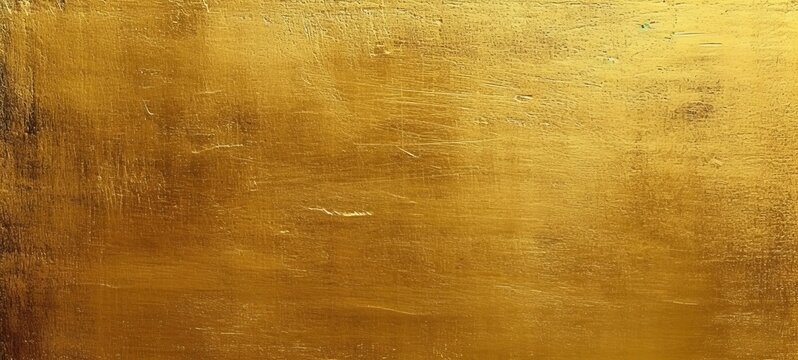 Abstract golden texture background banner  - Luxury scratched gold pattern wall wallpaper backdrop (Generative Ai)