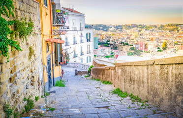 street of Naples, Italy