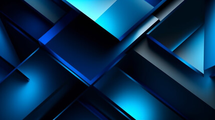 Blue modern abstract background elegant neon light Generative Ai