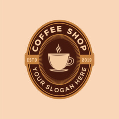 Coffee shop and badge collection vintage logo