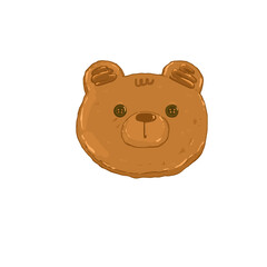 Illustration teddy bear cartoon Bakery cartoon so cute Png elements for decorating presentation , print card etc.