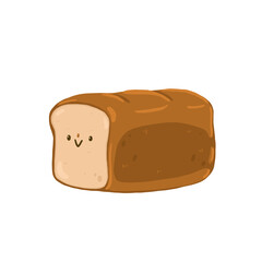 Illustration loaf of bread Bakery cartoon so cute Png elements for decorating presentation , print card etc.