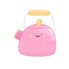 illustration of teapot tools Bakery so cute Png elements for decorating presentation , print card etc.
