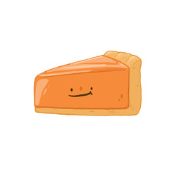 cake oranges isolated Bakery so cute Png elements for decorating presentation , print card etc.