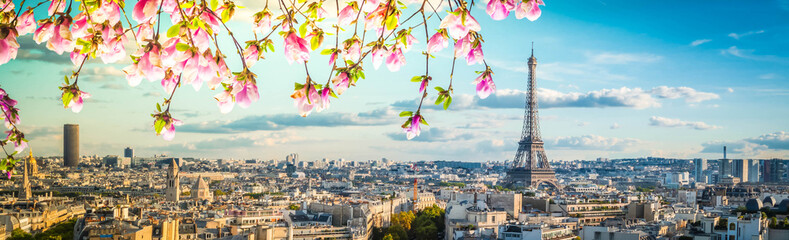 eiffel tour and Paris cityscape