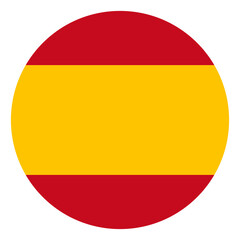 Spain flag in circle